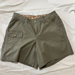 Venezia Green Cargo Shorts Durable Cotton Blend